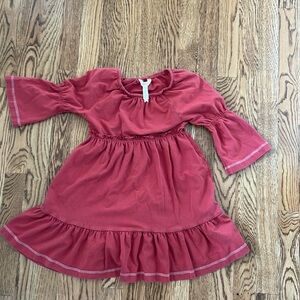 Matilda Jane Moments With You On An Outing Rust Orange Knit Dress Fall